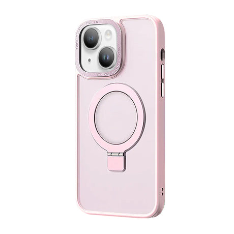 iPhone 14 Plus Shockproof Magnetic Case With Invisible Stand Holder