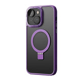 iPhone 14 Plus Shockproof Magnetic Case With Invisible Stand Holder