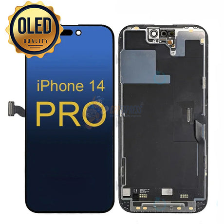 iPhone 14 Pro - Soft OLED 120Hz Display Touch Screen Digitizer Assembly - Black
