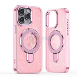 iPhone 14 Pro Glitter Magsafe with Stand ShockProof Protective Case Cover