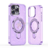 iPhone 14 Pro Glitter Magsafe with Stand ShockProof Protective Case Cover
