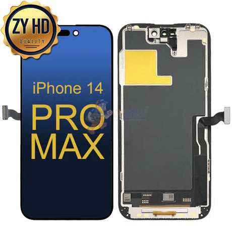 iPhone 14 Pro Max - ZY HD 120Hz LCD Display Touch Screen Digitizer Assembly - Black