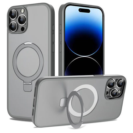 iPhone 14 Pro Max Shockproof Magnetic Case With Stand Holder