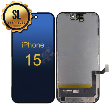 iPhone 15 - SL Soft OLED Display Touch Screen Digitizer Assembly - Black