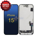 iPhone 15 - Soft OLED Reading Diagnostic Display Touch Digitizer Assembly - Black