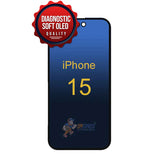 iPhone 15 - Soft OLED Reading Diagnostic Display Touch Digitizer Assembly - Black