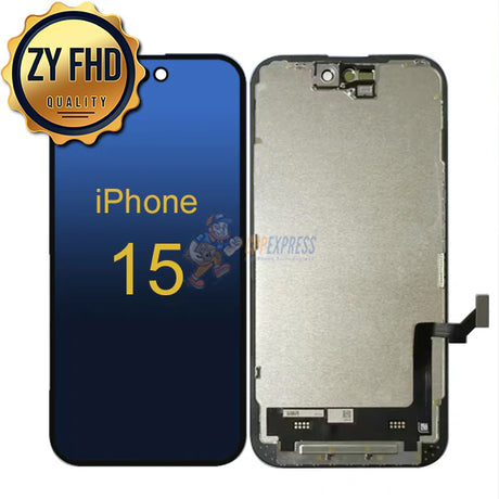 iPhone 15 - ZY FHD LCD Display Touch Screen Digitizer Assembly