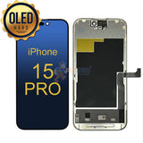 iPhone 15 Pro - Hard OLED Display Touch Screen Digitizer Assembly Black