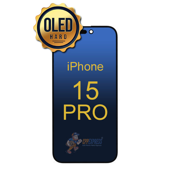 iPhone 15 Pro - Hard OLED Display Touch Screen Digitizer Assembly Black