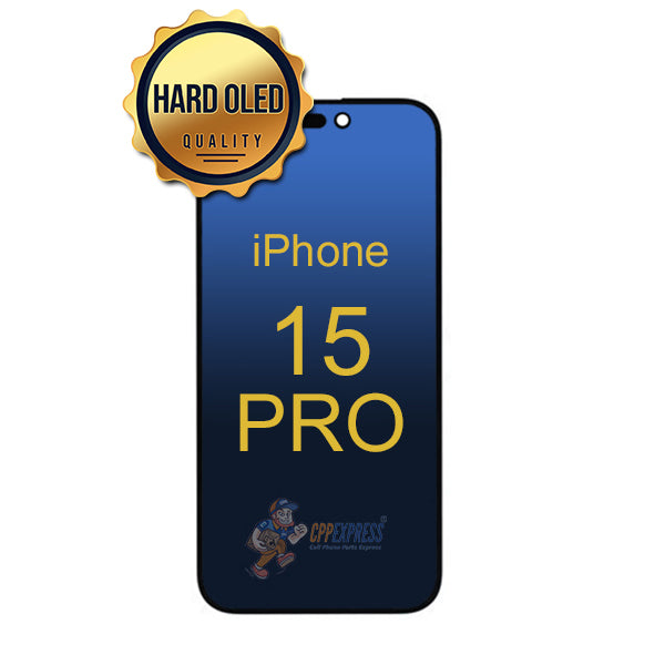 iPhone 15 Pro - Hard OLED Display Touch Screen Digitizer Assembly Black