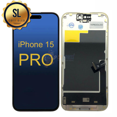 iPhone 15 Pro - SL Soft OLED 120Hz Display Touch Screen Digitizer Assembly - Black