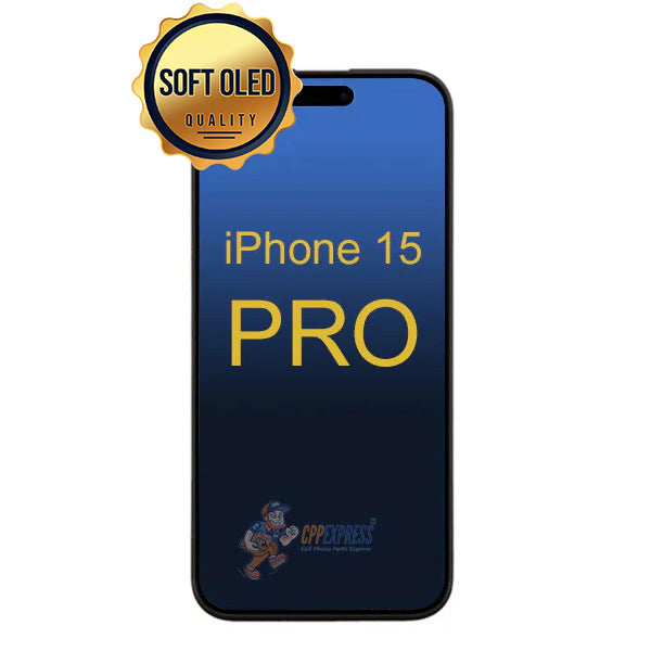 iPhone 15 Pro - SL Soft OLED 120Hz Display Touch Screen Digitizer Assembly - Black