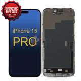 iPhone 15 Pro - Soft OLED Reading Diagnostic Display Touch Digitizer Assembly - Black