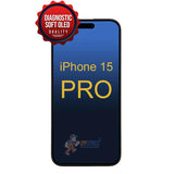 iPhone 15 Pro - Soft OLED Reading Diagnostic Display Touch Digitizer Assembly - Black