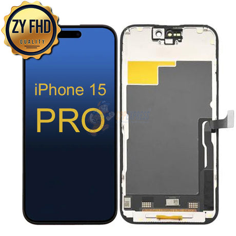 iPhone 15 Pro - ZY FHD 120Hz LCD Display Touch Screen Digitizer Assembly