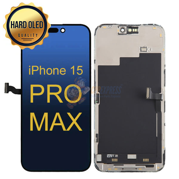 iPhone 15 Pro Max - Hard OLED Display Touch Screen Digitizer Assembly