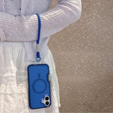 iPhone 15 Pro Shockproof Magnetic Case Protective Cover With Short Rope