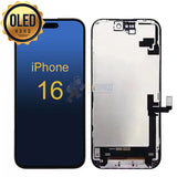 iPhone 16 - Hard OLED Display Touch Screen Digitizer Assembly - Black