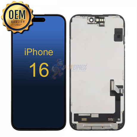 iPhone 16 - OEM Display Touch Screen Digitizer Assembly - Black