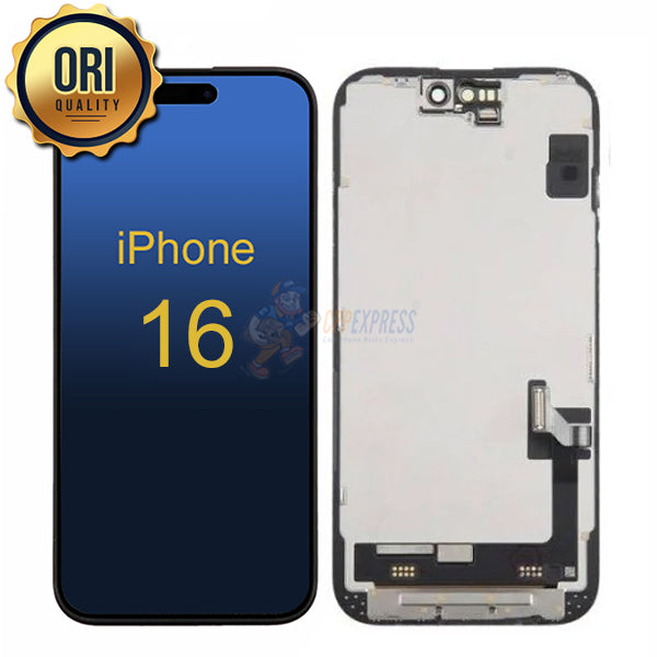 iPhone 16 - ORI LCD Display Touch Screen Digitizer Assembly - Black