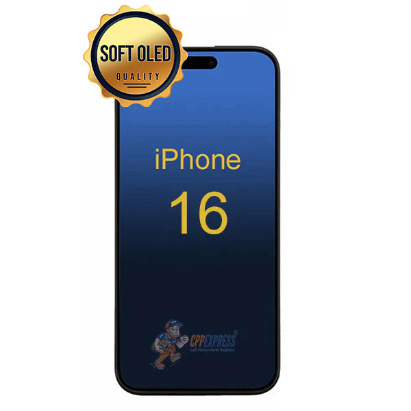 iPhone 16 - SL Soft OLED Display Touch Screen Digitizer Assembly - Black