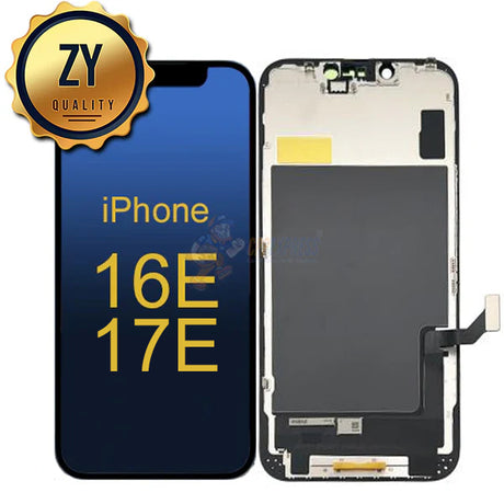 iPhone 16E / 17E - ZY LCD Display Touch Screen Digitizer Assembly - Black