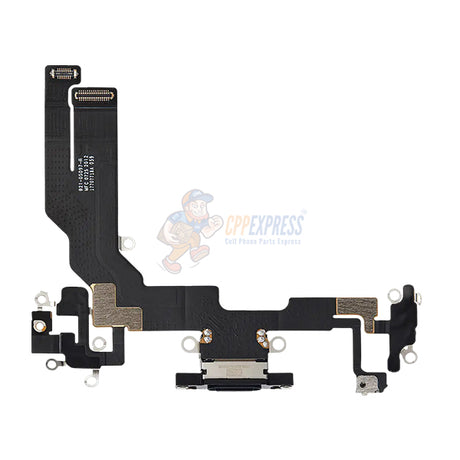 iPhone 16E Charging Port Dock Connector Flex Cable -  Black