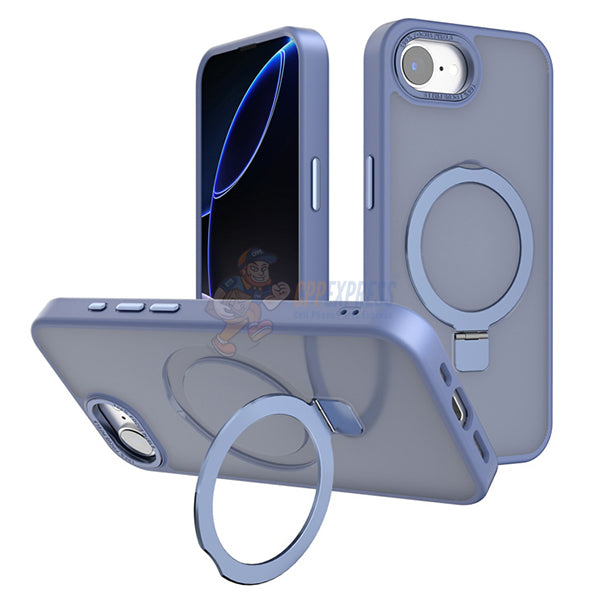 iPhone 16E Shockproof Magnetic Case With Invisible Stand Holder