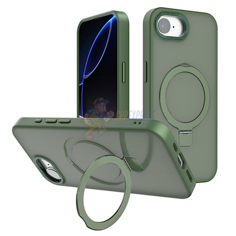 iPhone 16E Shockproof Magnetic Case With Invisible Stand Holder