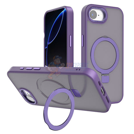 iPhone 16E Shockproof Magnetic Case With Invisible Stand Holder