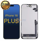 iPhone 16 Plus - ZY FHD LCD Display Touch Screen Digitizer Assembly - Black