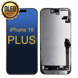 iPhone 16 Plus - Hard OLED Display Touch Screen Digitizer Assembly - Black