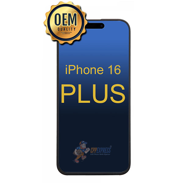 iPhone 16 Plus - OEM LCD Display Touch Screen Digitizer Assembly - Black