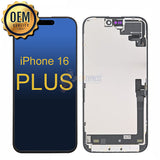 iPhone 16 Plus - OEM LCD Display Touch Screen Digitizer Assembly - Black