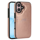 iPhone 16 Plus Back Flip Wallet Leather ShockProof Case Cover