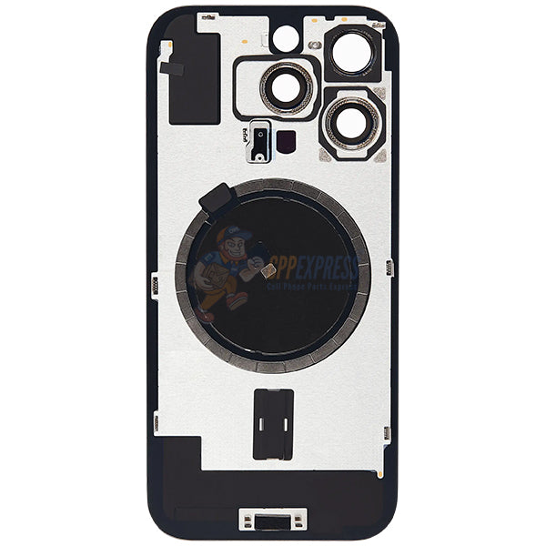 iPhone 16 Pro Glass Battery Back Door Cover - Premium Perfect Fit Big Camera Hole - Gold