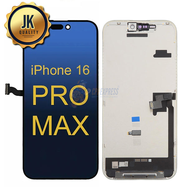 iPhone 16 Pro Max - JK Soft OLED Display Touch Screen Digitizer Assembly - Black