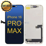 iPhone 16 Pro Max - Soft OLED Display Touch Screen Digitizer Assembly - Black