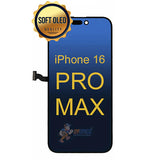 iPhone 16 Pro Max - Soft OLED Display Touch Screen Digitizer Assembly - Black
