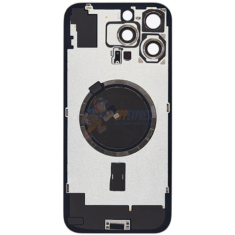 iPhone 16 Pro Max Glass Battery Back Door Cover - Premium Big Camera Hole - Gold
