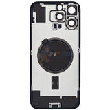iPhone 16 Pro Max Glass Battery Back Door Cover - Premium Big Camera Hole - White
