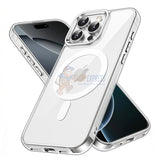 iPhone 16 Pro Max Shockproof Magsafe Magnetic Case Cover - Clear