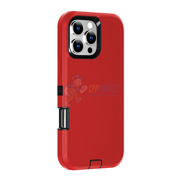 iPhone 16 Pro Shockproof Rugged Heavy Duty Protective Defender Case Cover