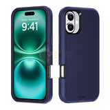iPhone 16 Shockproof Heavy Duty Rugged Protective Defender Case Cover