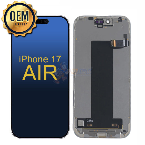 iPhone 17 Air - OEM LCD Display Touch Screen Digitizer Complete Assembly