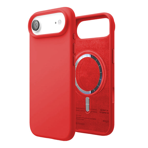 iPhone 17 Air MagSafe Magnetic Silicone Case Cover
