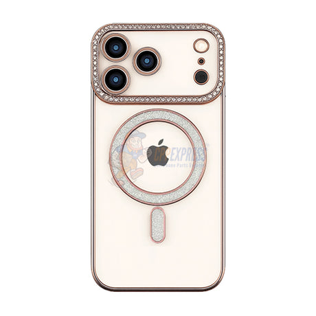 iPhone 17 Pro Diamond Magsafe Shockproof Protective Case Cover