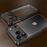 iPhone 17 Pro Max Frost Mist Coated Full Cover Lens Protection Shockproof Case