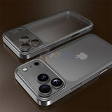 iPhone 17 Pro Max Frost Mist Coated Full Cover Lens Protection Shockproof Case