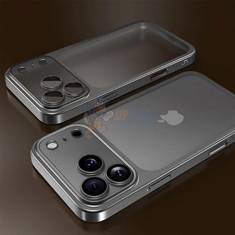 iPhone 17 Pro Frost Mist Coated Full Cover Lens Protection Shockproof Case